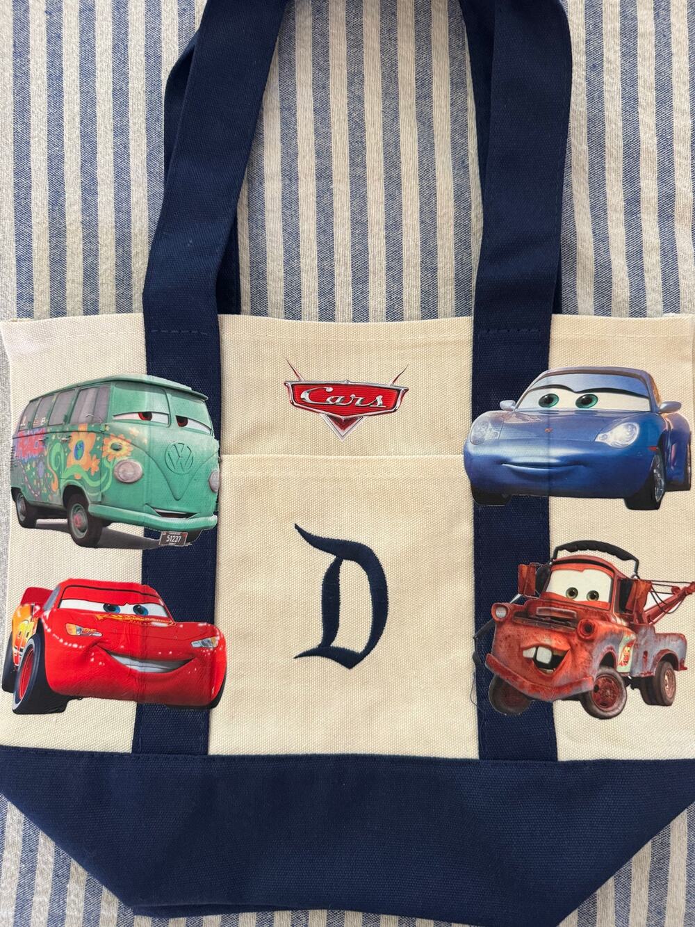 Disney Cars Lighting McQueen Custom Made Disneyland D Mini Tote